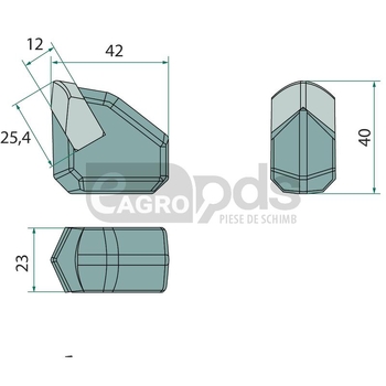 Dinte de sudura - Endurance Carbide [179726666]