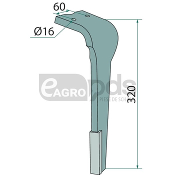 Organ activ pentru grapa rotativa - GRANIT Heavy Duty [179DHO5505D]