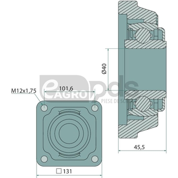 Flansa rulment - GRANIT [1800100057]