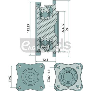 Rulment cu role complet - GRANIT [1800200039]