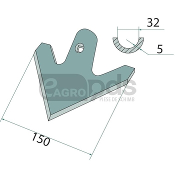 Cutit laba de gasca - GRANIT [1800200048]