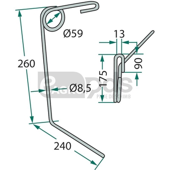 Gheara elastica - GRANIT [1800280027]