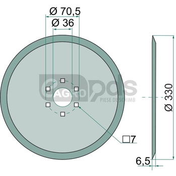 Disc de taiere - GRANIT [1800300003]