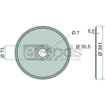 Disc de taiere - GRANIT [1800300004]