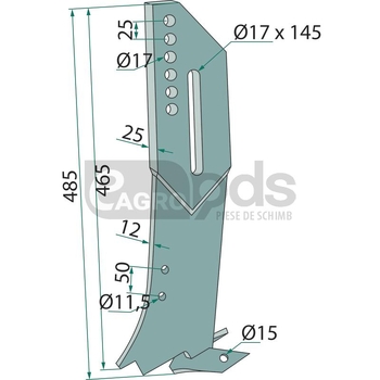 Lama brazdar - GRANIT [1800600021]