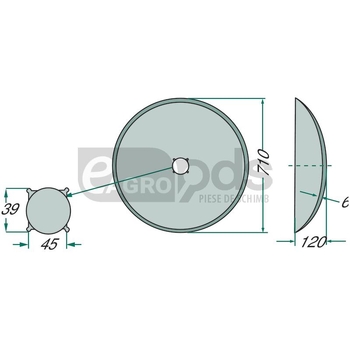 Taler disc - GRANIT [18006 P00281]