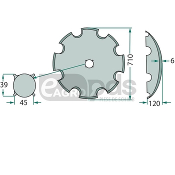 Taler disc - GRANIT [18006 P00282]