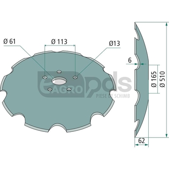 Taler disc - GRANIT [18006 P11462]