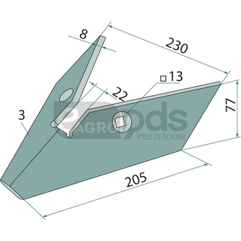 Brazdar cu aripi - GRANIT [18006 P13812]