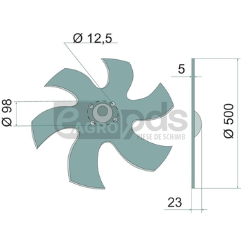 Disc tip stea de nivelare stanga - GRANIT [1800700029]