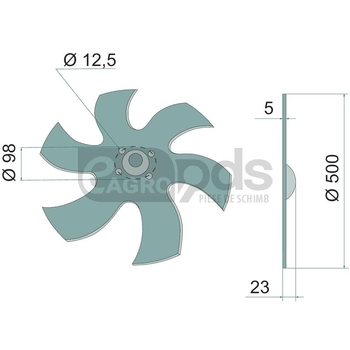Disc tip stea de nivelare stanga - GRANIT [1800700030]