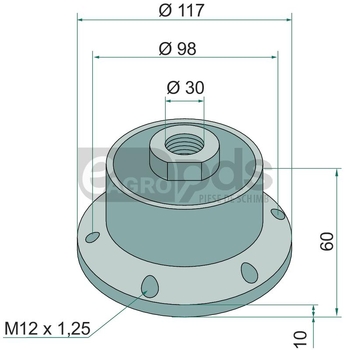 Butuc taler - complet - GRANIT [1800700056]