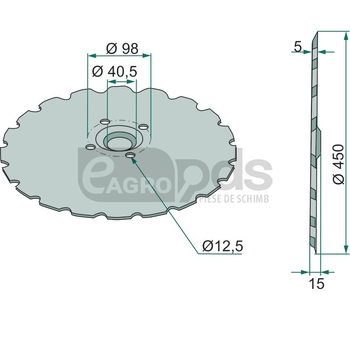Taler disc - GRANIT [1800700063]