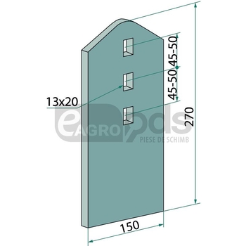 Piesa de uzura - GRANIT [1800700083]
