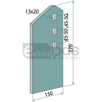 Piesa de uzura - GRANIT [1800700084]
