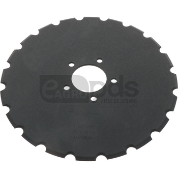 Taler disc - plat, dintat fin, 370x5 - GRANIT [1800700085]