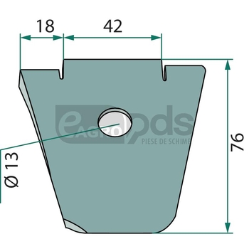 Racleta din tabla - GRANIT [18007 467951]