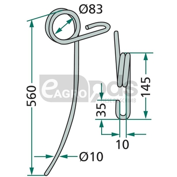 Gheara elastica - GRANIT [1801000STE-R-10]