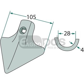 Brazdar tocator - GRANIT [1801.01000644]