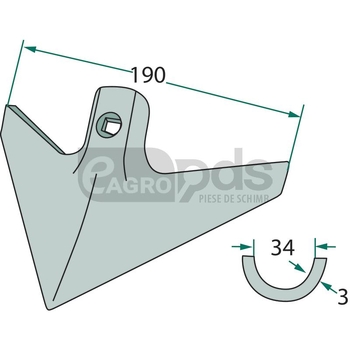 Brazdar tocator - GRANIT [1801.01019786]