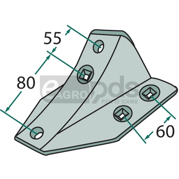 Suport brazdar - GRANIT [180101.0423300]