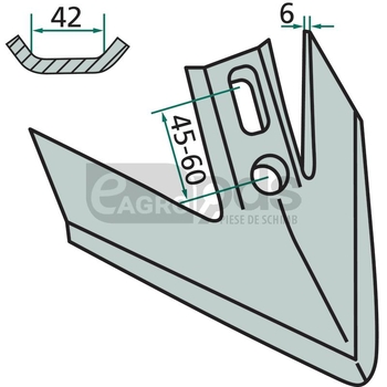Brazdar laba de gasca - GRANIT [180101.1935-240]