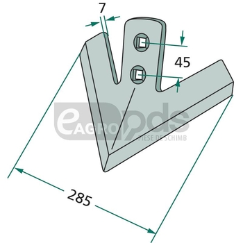 Brazdar laba de gasca - GRANIT [180101.213]