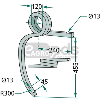 Maner de cultivator greu - GRANIT [180101.304551]