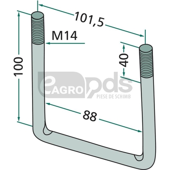 Surub in u - GRANIT [180101.307523]