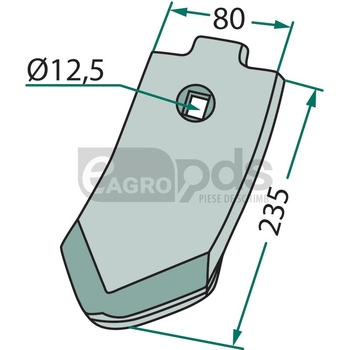 Varf de brazdar - GRANIT [180101.3374386]