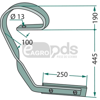 Dinte cultivator tractare - GRANIT [18010.1363]