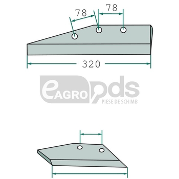 Aripa brazdar - GRANIT [180101.371-R]