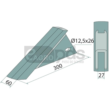 Varf de brazdar - GRANIT [180101.39130]