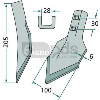 Brazdar cultivator greu - GRANIT [180101.40.085]