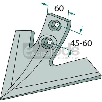Brazdar laba de gasca - GRANIT [180101.466]