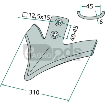 Aripa brazdar - GRANIT [180101.47UW-12B]