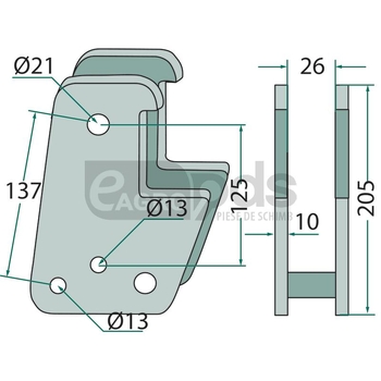 Suport - GRANIT [180101.6072LL-80]