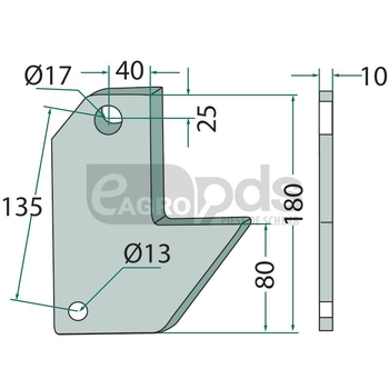 Pereche suport - GRANIT [180101.6072LL-81]