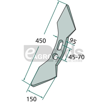 Brazdar inima dubla - GRANIT [180101.60881]