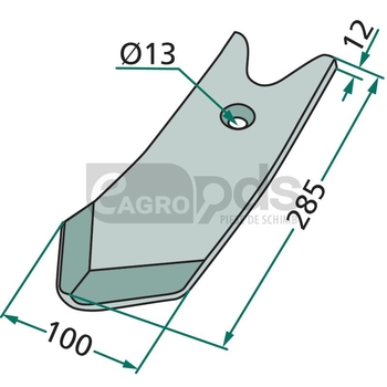 Varf de brazdar - GRANIT [180101.IND-398]