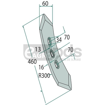 Brazdar ingust - GRANIT [180101.IND-9003]