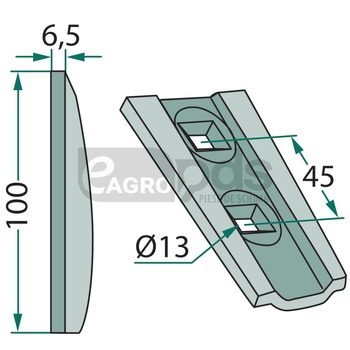 Brazdar pana - GRANIT [180101.QC-01]