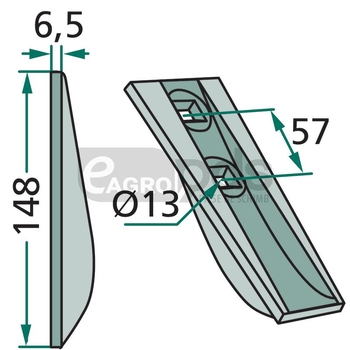 Brazdar pana - GRANIT [180101.QC-02]