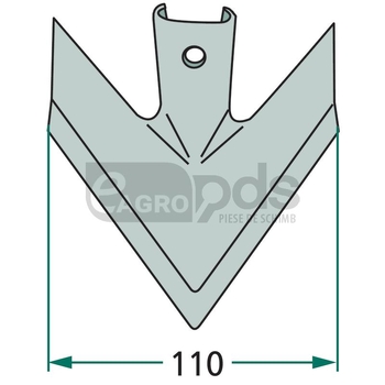 Brazdar cu aripi schimbare rapida - GRANIT [180101.QC-08]