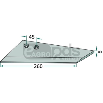 Aripa brazdar - GRANIT [180101.RAB-11R]