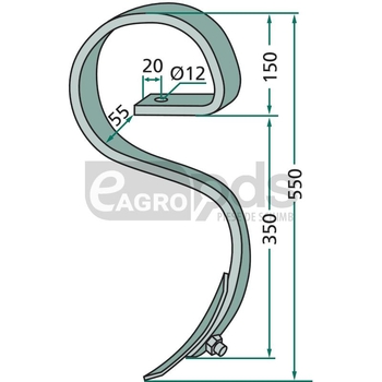 Dinte pentru grape - GRANIT [1801.0413]