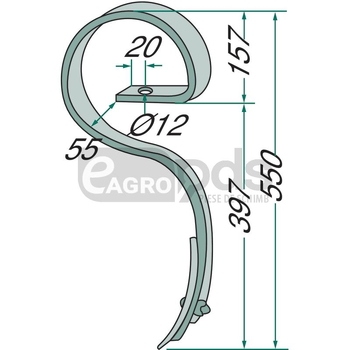 Dinte cultivator - GRANIT [1801.042.2120]