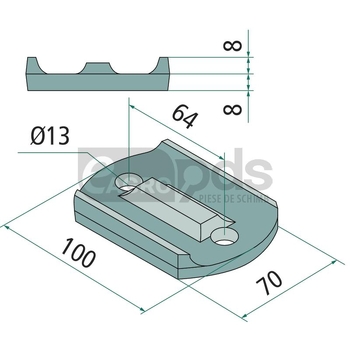 Placa de sustinere - GRANIT [18010.ST-HH-23]