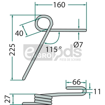 Gheara elastica - GRANIT [18010.ST-NO1]