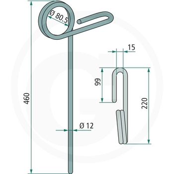 Gheara elastica - GRANIT [18010.ST-SI]